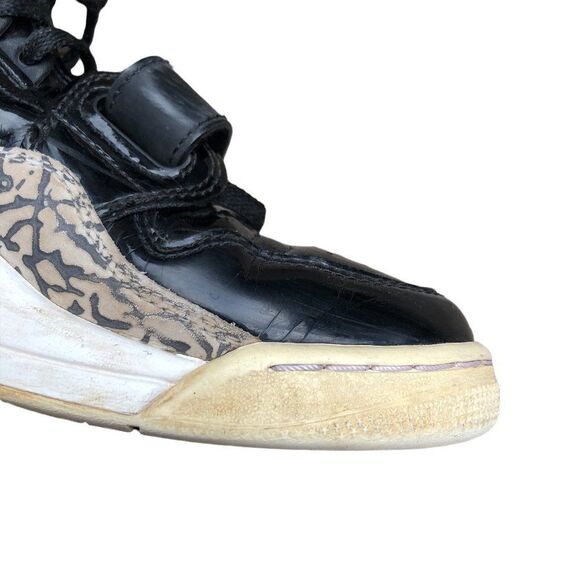 RARE 2018 Nike Air Jordan 1 Legacy 312 Black Gold Patent Size 8 - Picture 13 of 16